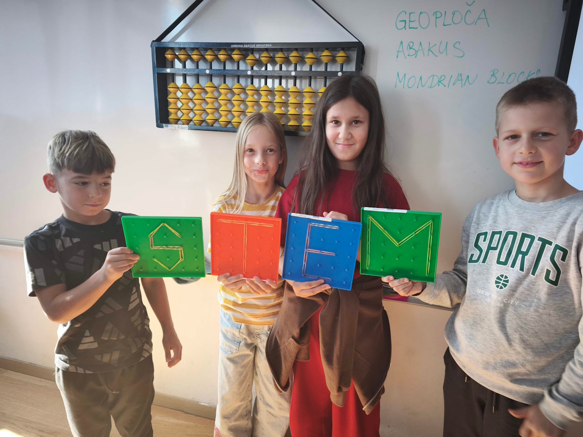 Radionica Oduzimanje prijatelja broja 5 u OŠ Gračani u Zagrebu